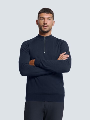 No Excess Pullover in Blau: Vorderseite