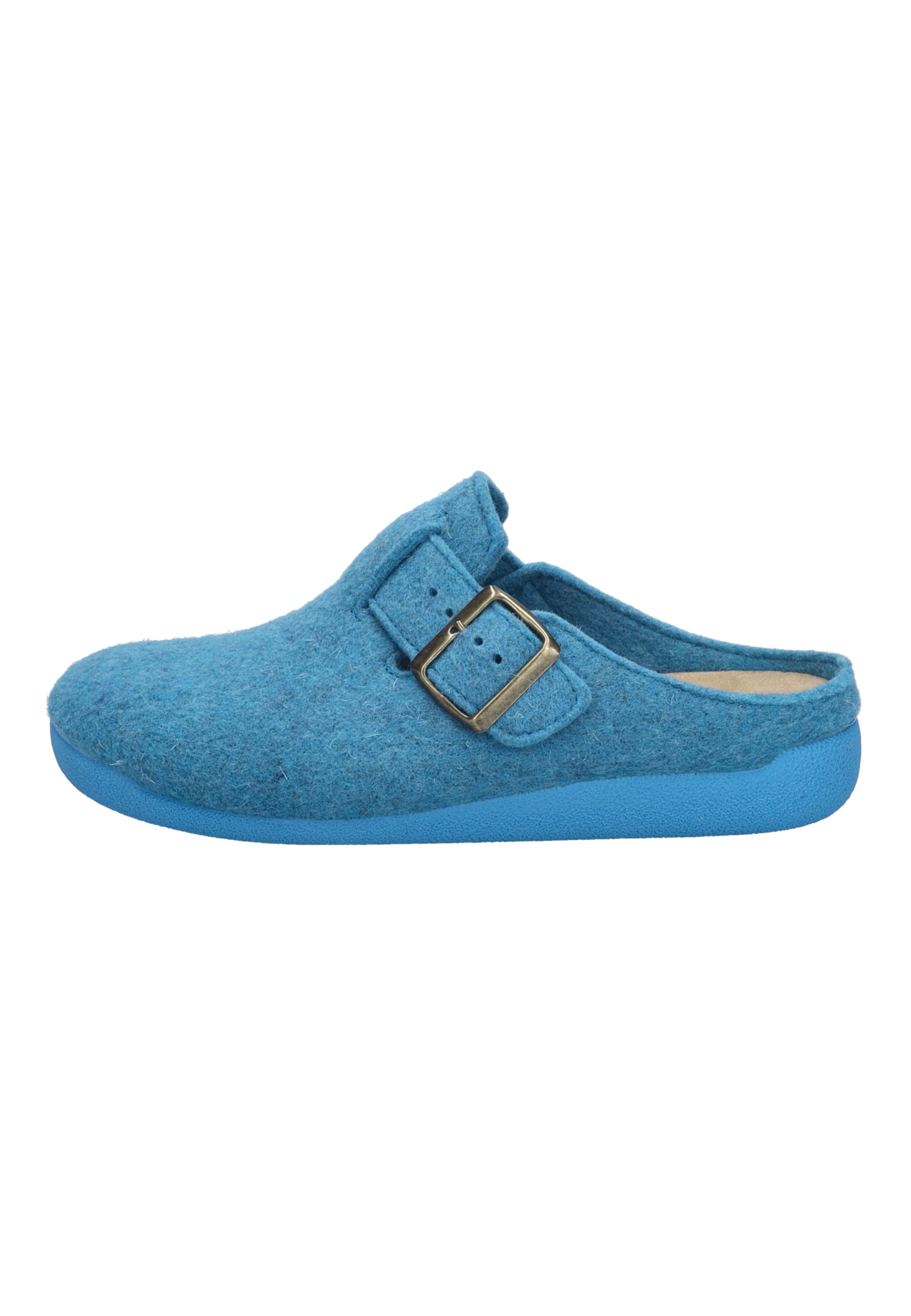 JOSEF SEIBEL Hausschuh 'Cara 01' in Blau: Vorderseite