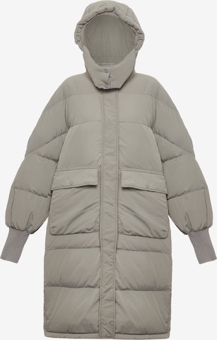 MYMO Winter Coat in Grey: front