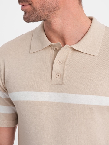 Ombre Shirt in Beige