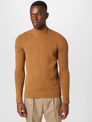 DRYKORN Sweater 'ZAYN' in Brown: front