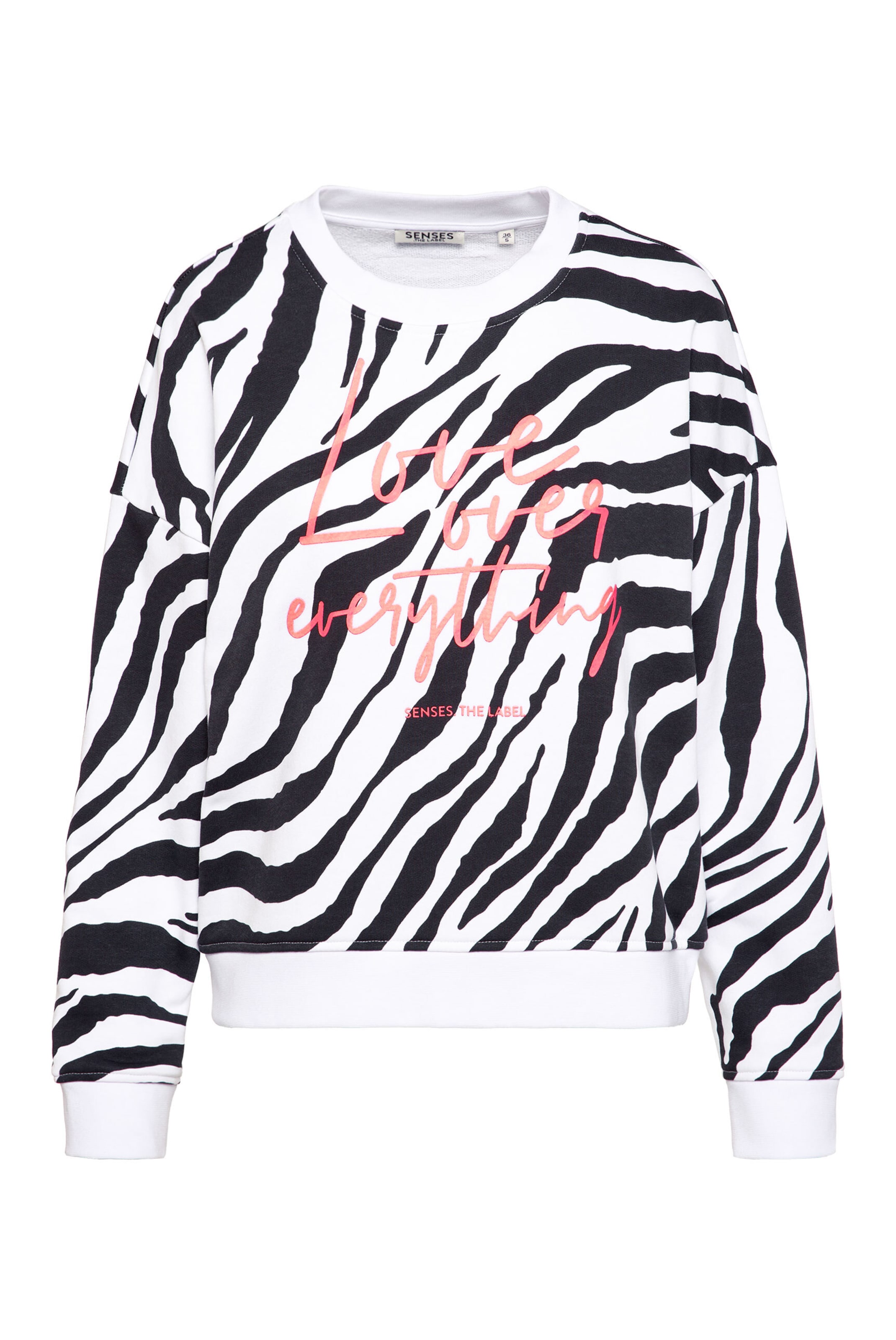 SENSES.THE LABEL Sweatshirt in Black: front