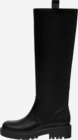 Pull&Bear Škornji | črna barva, Prikaz izdelka