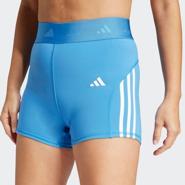 ADIDAS PERFORMANCE Skinny Παντελόνι φόρμας 'HYGLM' σε μπλε: μπροστά