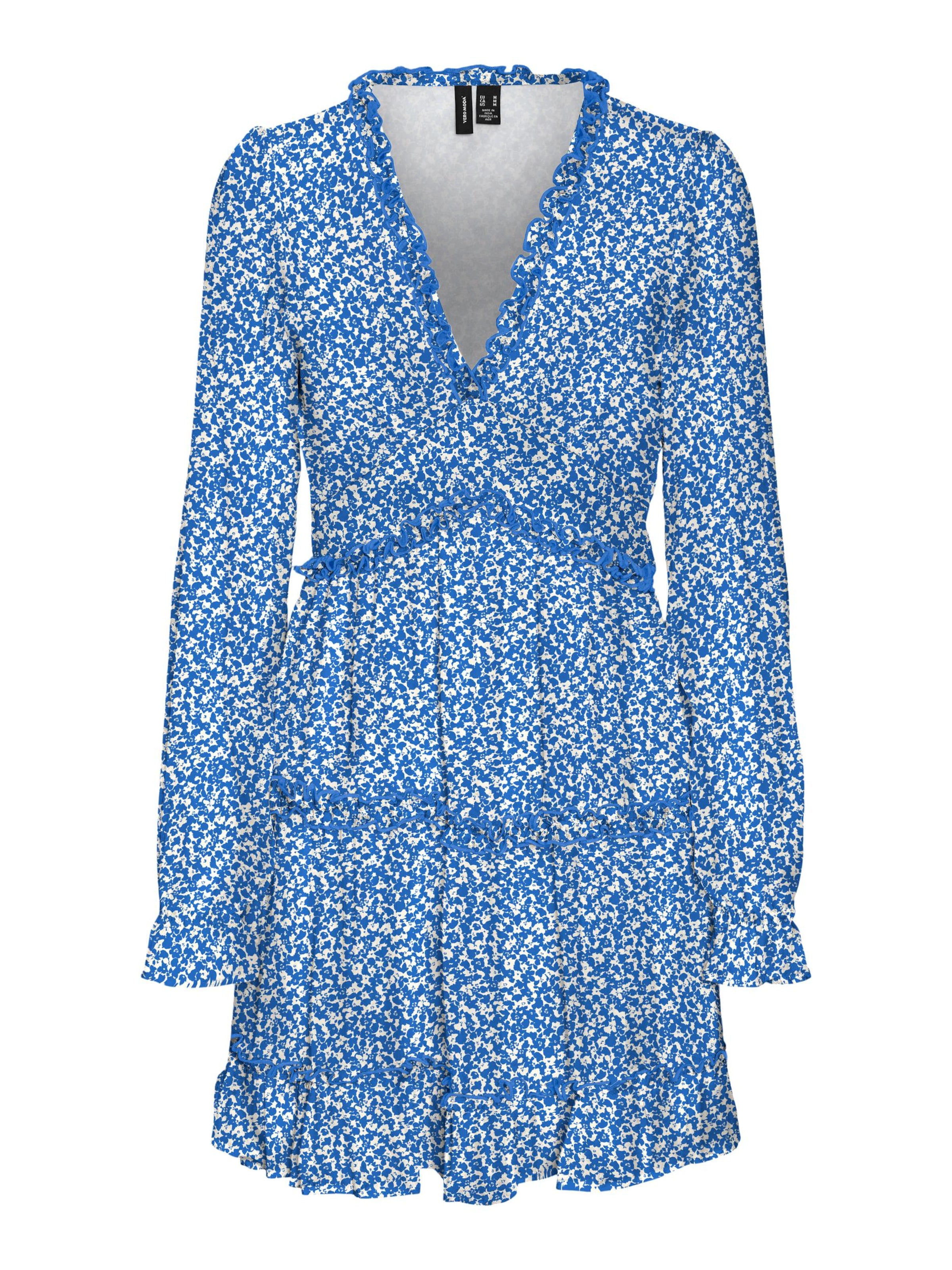 VERO MODA Šaty 'SMILLA' – modrá: přední strana