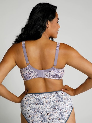 Ulla Popken T-shirt Bra in Purple