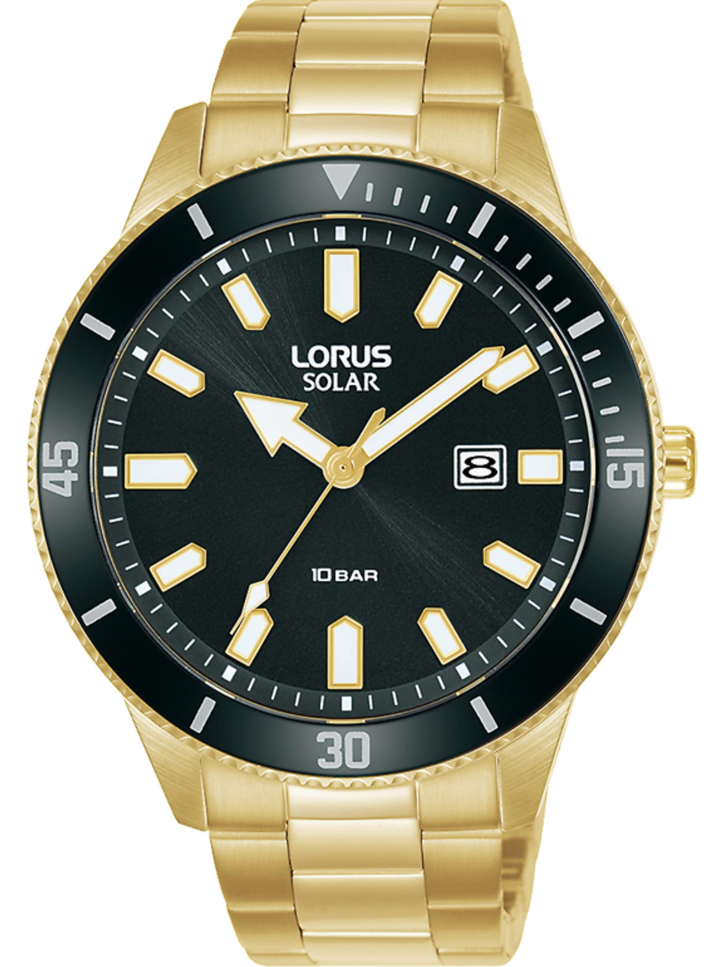 LORUS Analog Watch in Gold: front