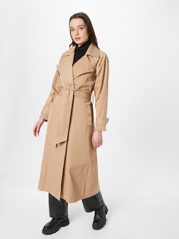 InWear Between-Seasons Coat 'Oliva' in Brown: front