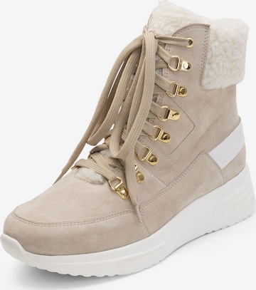 VITAFORM Schnürstiefelette in Beige: Vorderseite