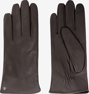 Gants 'Boston' Roeckl en marron : devant