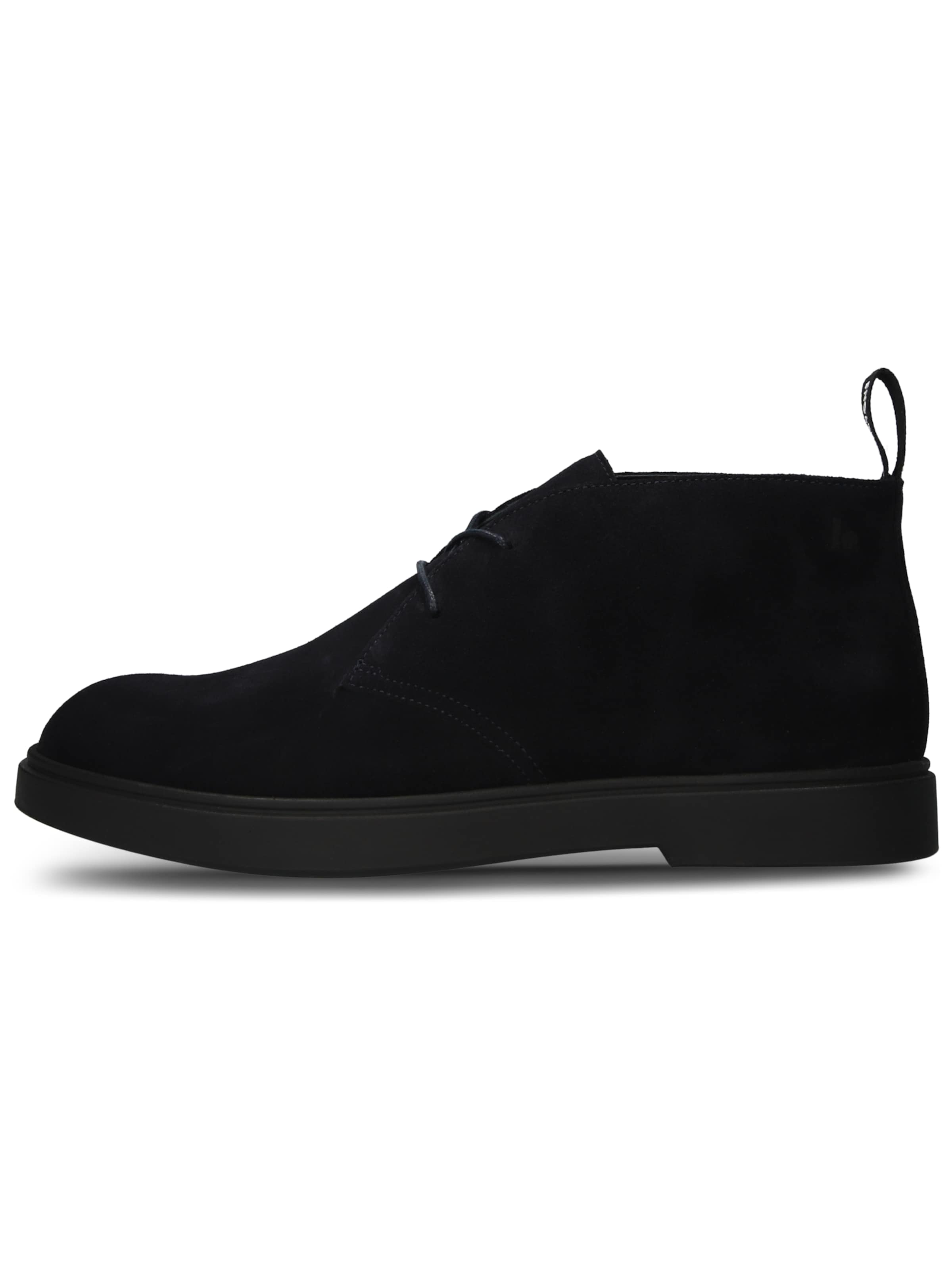 BLACKSTONE Lace-up shoe in Blue: front