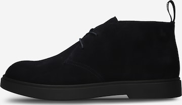 Scarpa stringata di BLACKSTONE in blu: frontale