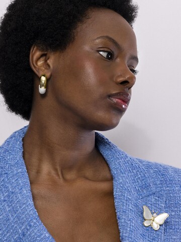 Luxenter Broche 'Mariposa' i hvid