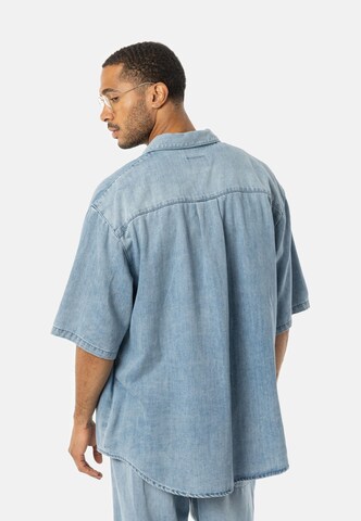 Elias Rumelis Comfort fit Overhemd 'Rome' in Blauw