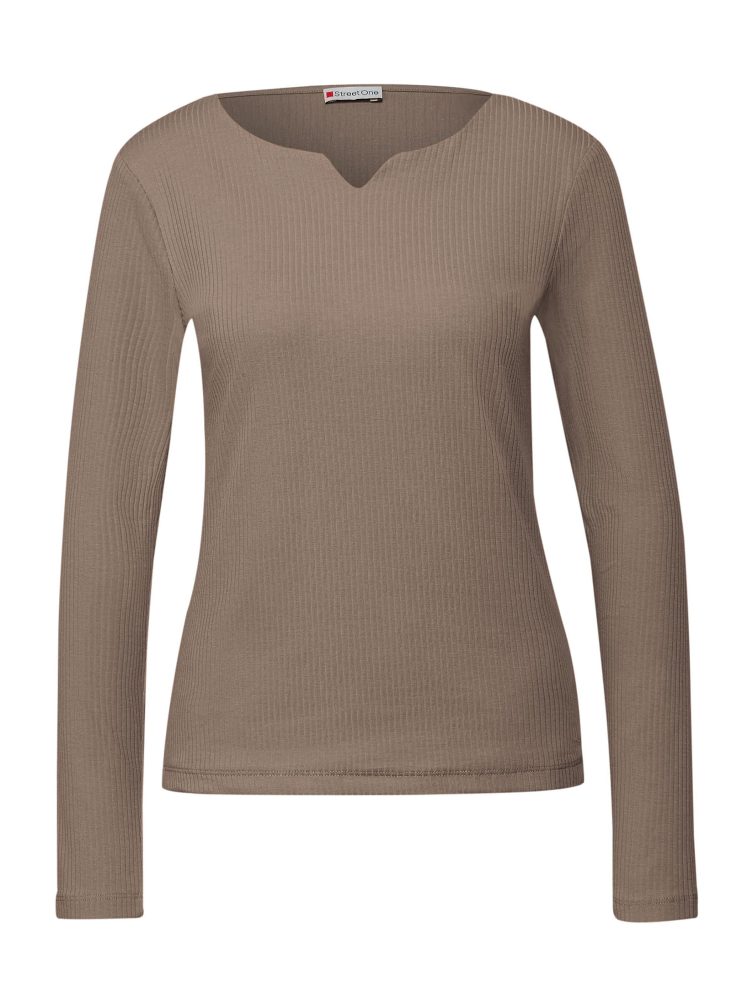 STREET ONE Μπλουζάκι σε καφέ: μπροστά