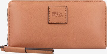 FREDsBRUDER Wallet 'Airy' in Brown: front