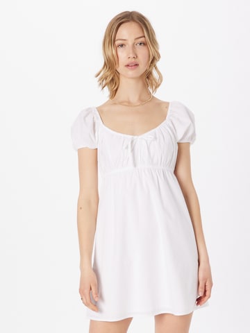 HOLLISTER - Vestido em branco: frente