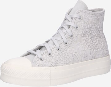 Sneaker înalt 'Chuck Taylor All Star Lift' de la CONVERSE pe gri: față