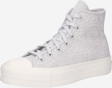 CONVERSE - Sapatilhas altas 'Chuck Taylor All Star Lift' em cinzento: frente