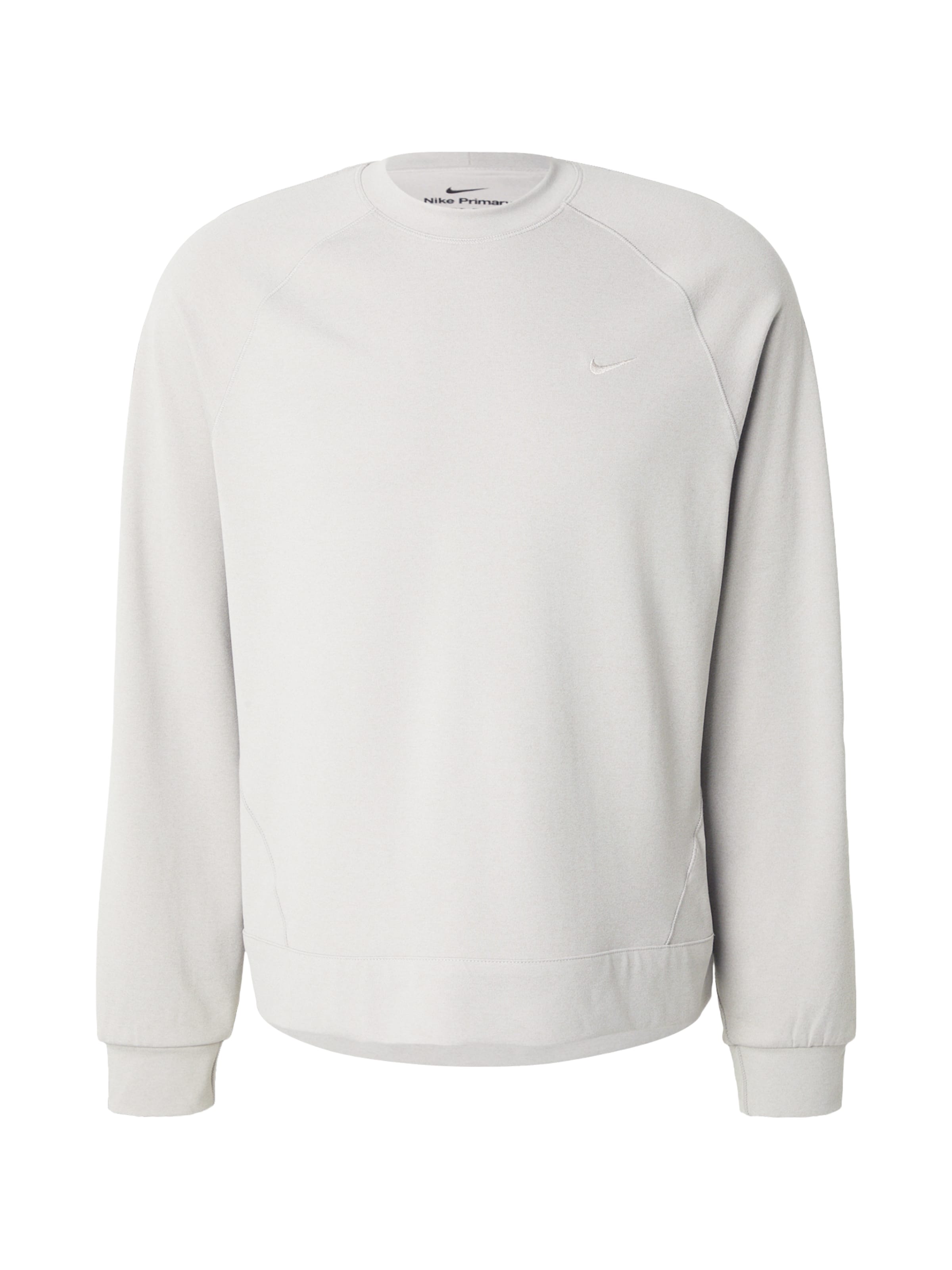 NIKE Sports sweatshirt 'Primary' in Grey: front