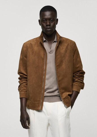 MANGO MAN Jacke 'Parma' in Braun: Vorderseite