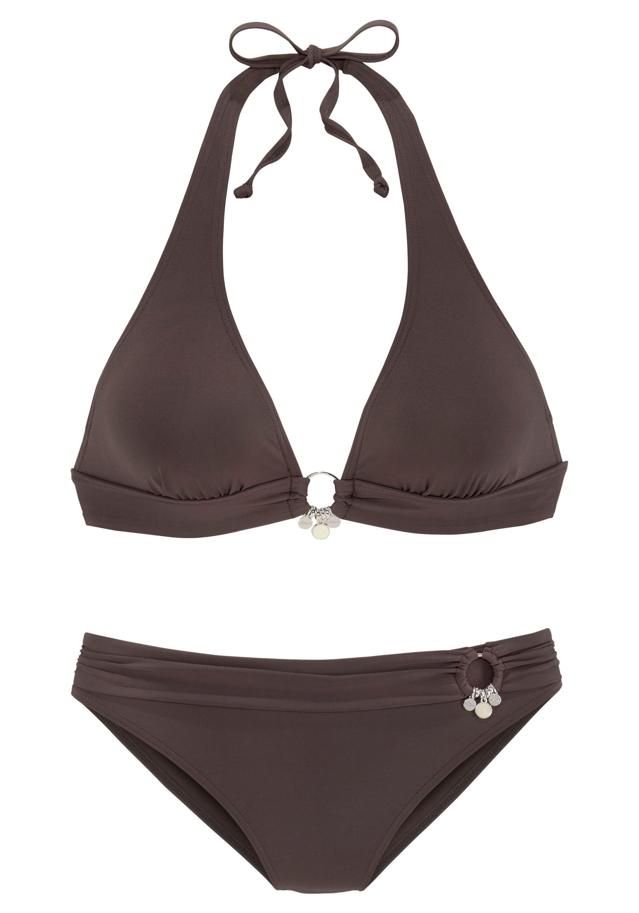 Regular Bikini s.Oliver en marron : devant
