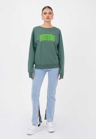 FRESHLIONS Sweatshirt 'Boston' in Green