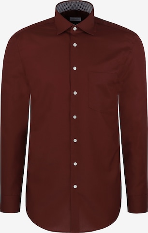 Chemise business SEIDENSTICKER en rouge : devant