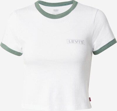 LEVI'S ® Shirt 'Graphic Mini Ringer' in hellgrau / apfel / weiß, Produktansicht