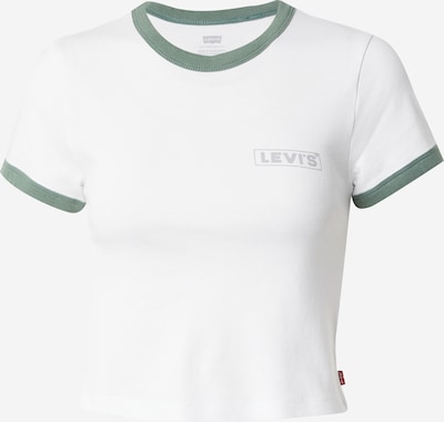 LEVI'S ® T-shirt 'Graphic Mini Ringer' en gris clair / pomme / blanc, Vue avec produit