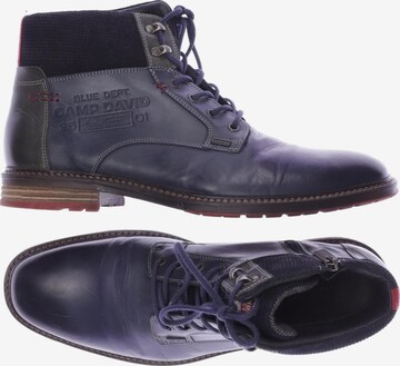 CAMP DAVID Anke & Mid-Calf Boots in 45 in Blue: front