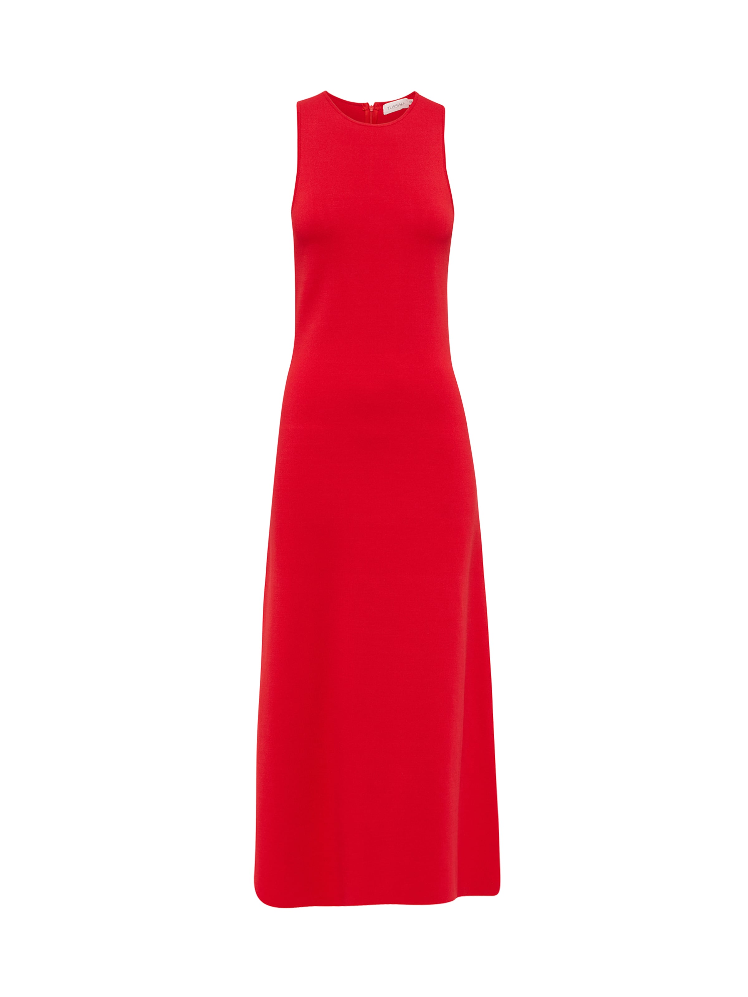 Tussah Kleit 'HARLOW', värv punane: eest vaates