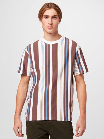 Cotton On Shirt 'DOWNTOWN' in Brown: front