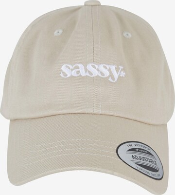 Cappello da baseball 'Sassy' di Days Beyond in beige: frontale