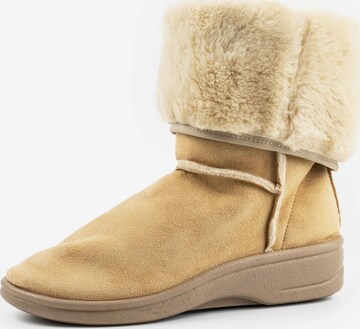 Arcopedico Snow Boots in Beige: front