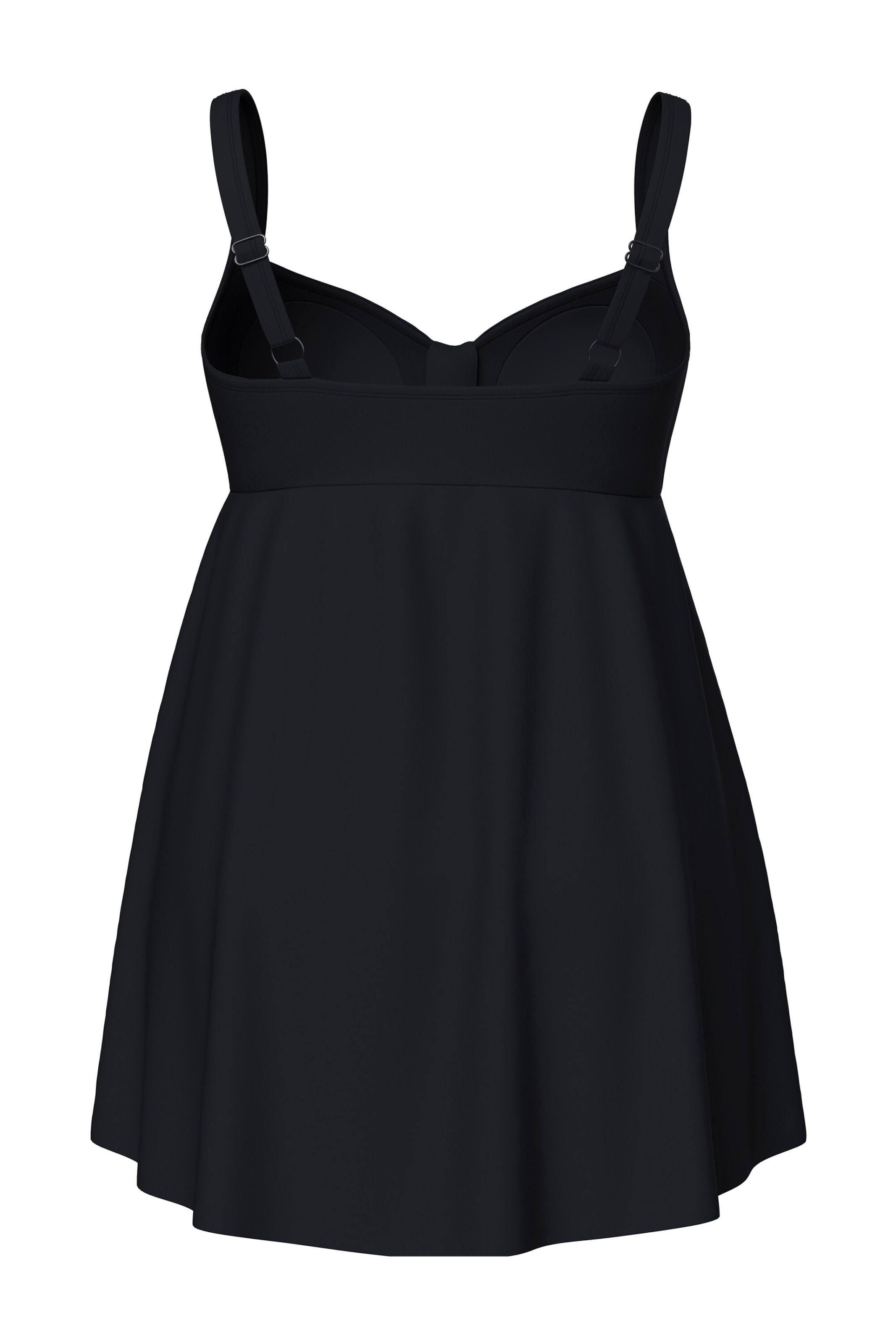 Ulla Popken Badeanzug in Schwarz