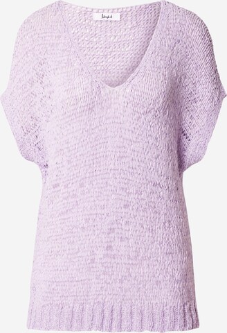 Pull-over 'Luzie' Liebesglück en violet : devant