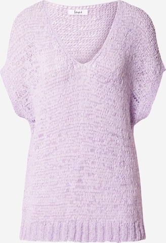 Liebesglück Sweater 'Luzie' in Purple: front