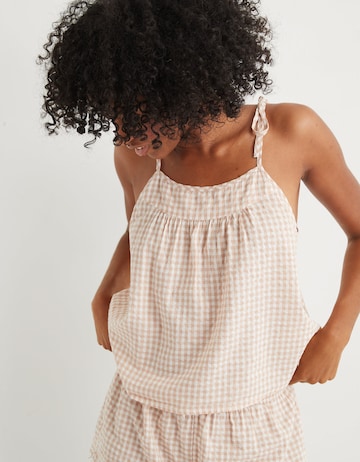 AERIE Pyjamapaita 'Cami' värissä beige