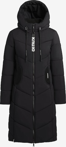 khujo Winter Coat 'Aribay4 Light' in Black: front
