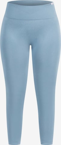 Smilodox Workout Pants 'Amaze Scrunch' in Blue: front