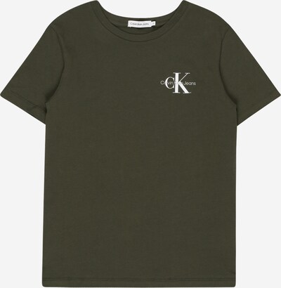 Calvin Klein Jeans Shirt in Light grey / Olive / White, Item view