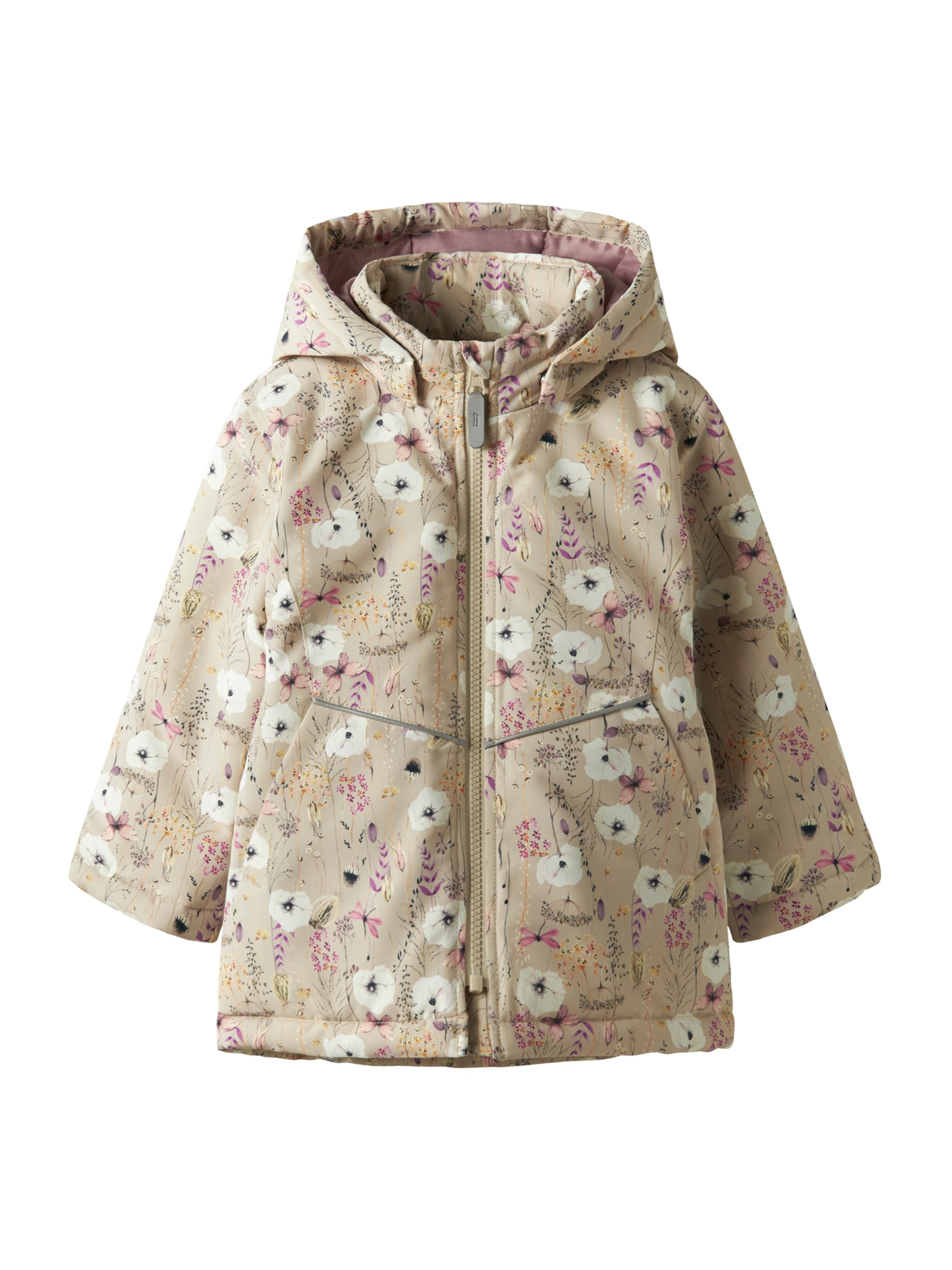 NAME IT Between-season jacket 'NMFMaxi' in Beige: front