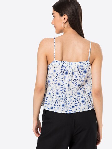 GAP - Blusa 'SWING PEPLUM' en blanco