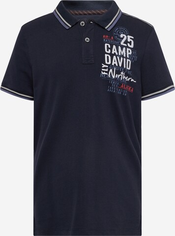 CAMP DAVID Shirt 'Alaska Ice Tour' in Blauw: voorkant