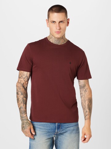 Volcom T-Shirt 'Stone Blanks' in Braun: predná strana