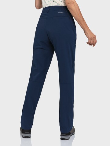Schöffel Regular Outdoor trousers in Blue
