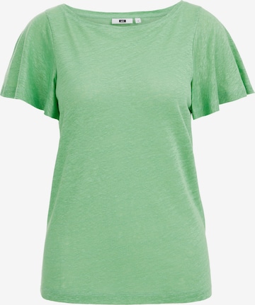 WE Fashion Shirt in Groen: voorkant