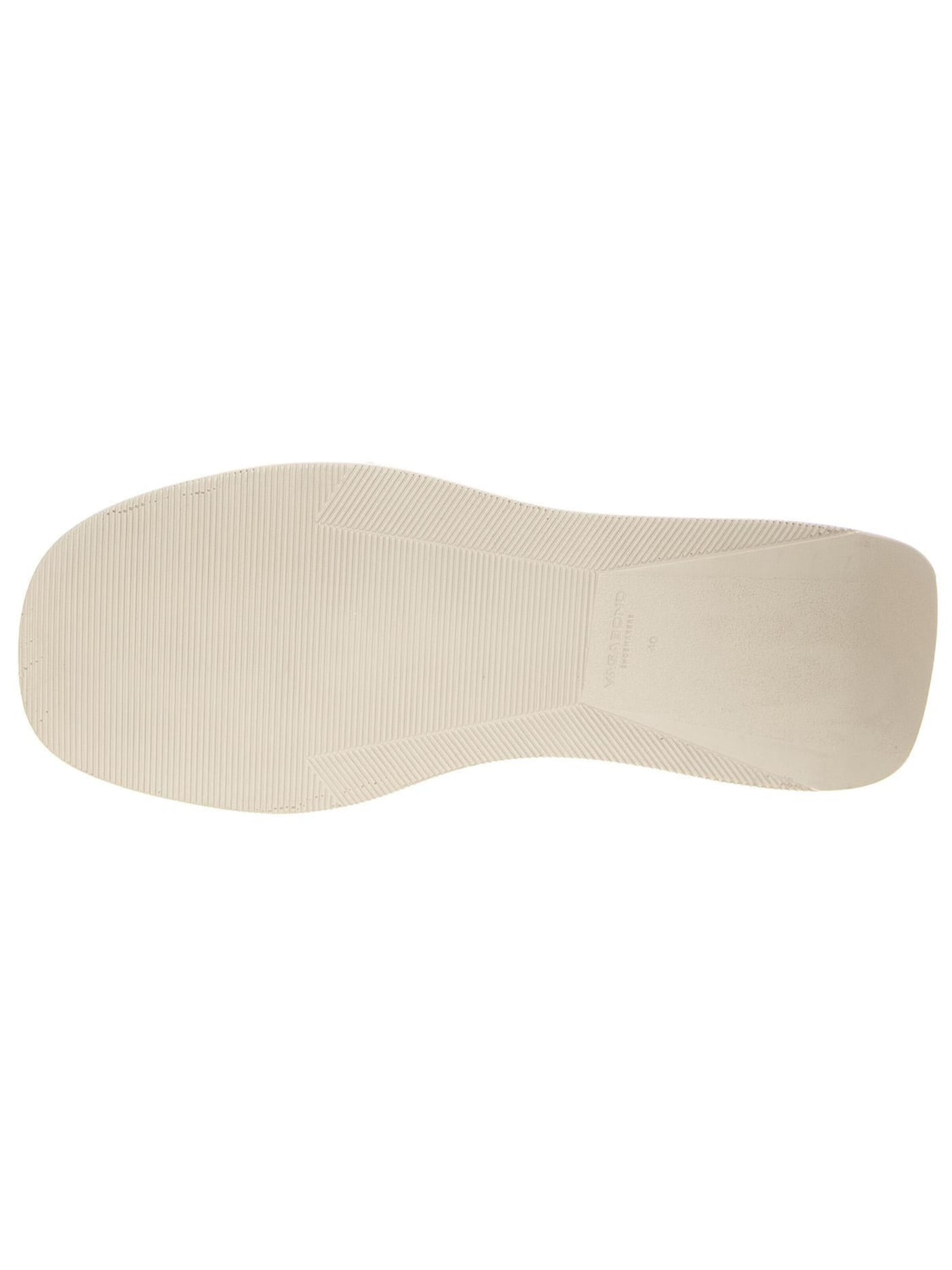 Zoccoletto 'W' Courtney Off White Cow Leather Sandals' di Vagabond in bianco