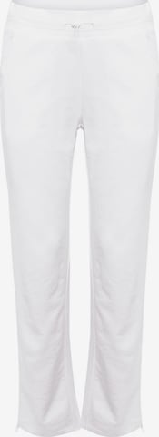 Pantaloni sport de la ESPRIT SPORT pe alb: față
